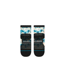 Stance Serengeti Light Quarter Sock in the colour Teal, shown flat from the underside