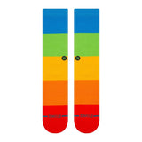 Snapshot Crew Socks in Multi shown from above