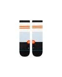 Stance So Sporty Light Crew Sock in the colour Blue shown flat from the topside
