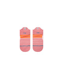 Stance Strive Tab Sock in the colour dusty rose shown flat from the underside.