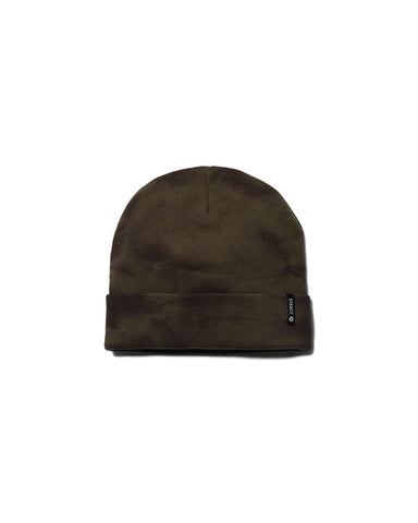 Stance Tied Light Weight Beanie in the colour Dark Green shown flat from the front