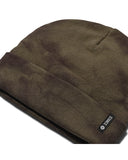 Stance Tied Light Weight Beanie in the colour Dark Green shown flat from the front