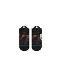Stance Torque Light Tab Sock in the colour Black, shown flat from the underside