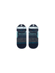 Stance Tundra Tab Sock  in the colour navy shown flat from the underside.