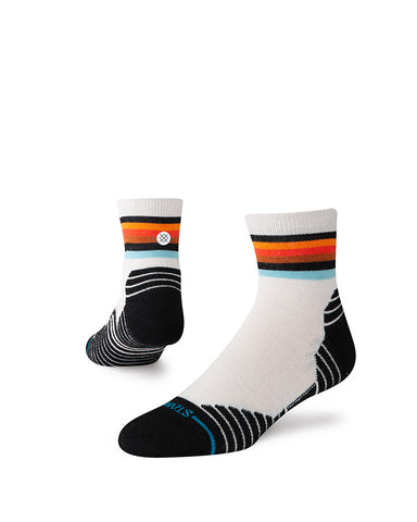 Stance Vindicated Mid Wool Quarter Sock in the colour Light Heather