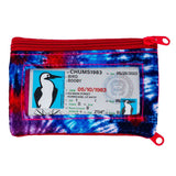 Surfshorts wallet USA Tie Dye show from back