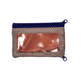 Mushroom/Rust Surfshorts Wallet shown from back