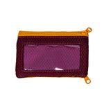 Wine/Berry Surfshorts Wallet shown from back