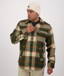 Swanndri Men's Kiaraki V3 Wool Shacket in the colour Yosemite Check