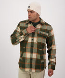 Swanndri Men's Kiaraki V3 Wool Shacket in the colour Yosemite Check