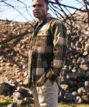 Swanndri Men's Kiaraki V3 Wool Shacket in the colour Yosemite Check