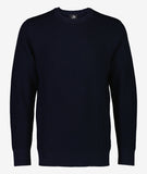 Swanndri Men's Otahu River Merino Crew Neck in the colour Navy, shown from the front