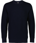 Swanndri Men's Otahu River Merino Crew Neck in the colour Navy, shown from the front