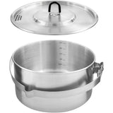 Tatonka Kettle II - 2.5 Litre, showing the measurement feature, handle, and lid