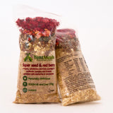 TentMeals Super Seed and Red Berry Breakfast - 800kcal front and back of packet