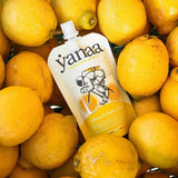 Yanaa Energy Sachet For Endurance in the flavour Lemon & Olive Oil, shown from the front
