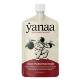 Yanaa Energy Sachet For Endurance in the flavour Mediterranean Olives, shown from the front
