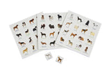 Dog Bingo Game by Laurence King Publishing, showing the bingo sheets and tiles