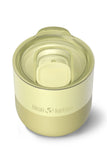 Klean Kanteen Rise 237ml Lowball coffee cup in Wax Yellow shown from above.