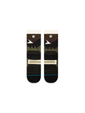 Stance Mid Wool Crew Socks in Olive shown from below