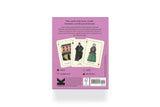 The Brontës Playing Cards, shown from the back of the box