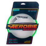 Aerobie Superdisc showing the colour Green packaged