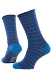 BAM Fluxton Bamboo Socks 8-11 UK in the colour blue stripe