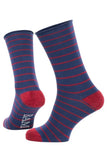 BAM Fluxton Bamboo Socks 8-11 UK in the colour red stripe