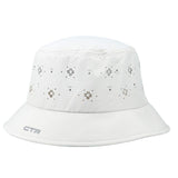 CTR SUMMIT Ladies Bucket Hat in white