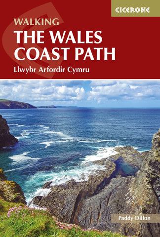 Cover picture of The Wales Coast Path book by Paddy Dillion, published by Cicerone