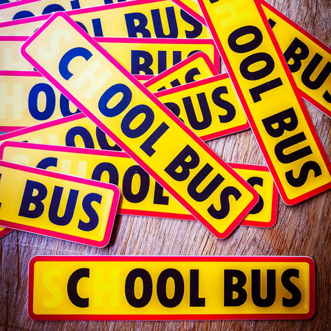 conquer Cool Bus Sticker