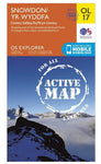 Explorer Active OL17 Snowdon/ Yr Wyddfa OS Map 