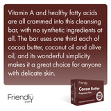 Description of Friendly Soap Cocoa Butter Cleansing Soap Bar - Fragrance Free