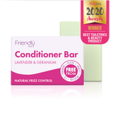 Friendly Soap Conditioner Bar - Lavender & Geranium with Healthy Living 2020 Awards Winner - best toiletries & beauty product.