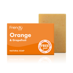 Friendly Soap Orange & Grapefruit Soap with box