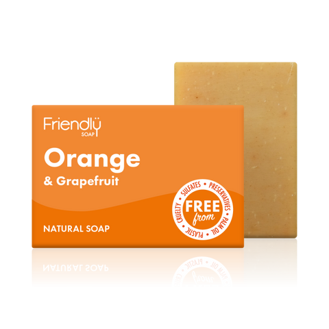Friendly Soap Orange & Grapefruit Soap with box