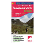An image showing the front cover of the Harvey British Mountains Map of Snowdonia South XT40