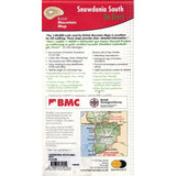 An image showing the back cover of the Harvey British Mountains Map of Snowdonia South XT40