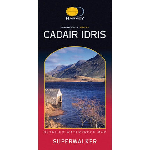 Cover of the Harvey XT25 Superwalker Map of Cadair Idris in South Snowdonia