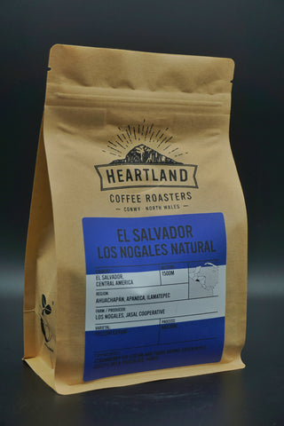 Heartland El Salvador Los Nogales Natural in 250g Compostable Retail Bag