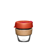  KeepCup Brew Cork SiX 6oz/177ml Glass Reusable Cup in the colour Daybreak