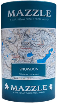 Mazzle Map Jigsaw Snowdon
