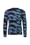 Mons Royale Cascade Merino Flex 200 LS in the colour Blue Motion