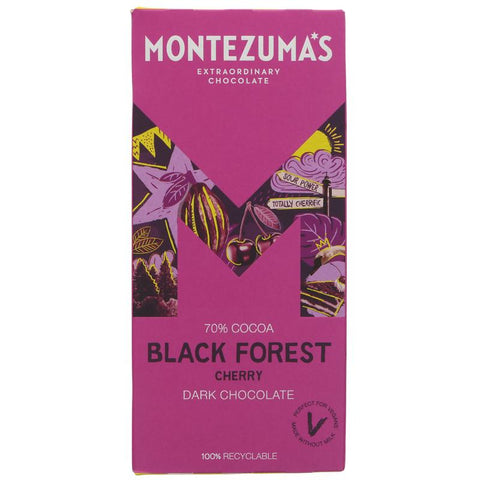 Montezumas Black Forest - Dark Chocolate with Cherry
