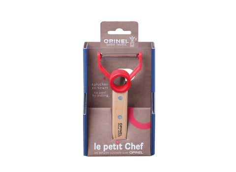 Opinel Le Petit Chef Peeler in the packaging