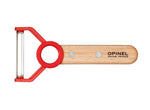 Opinel Le Petit Chef Peeler with red ring on white background