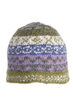 A Pachamama Finisterre Beanie in olive colourway
