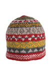 A Pachamama Finisterre Beanie in rust colourway