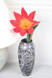 Pachamama Hand Felted Red Flower In vase 