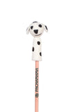 Pachamama Handfelted Animal Pencil Topper Spotty Dog
